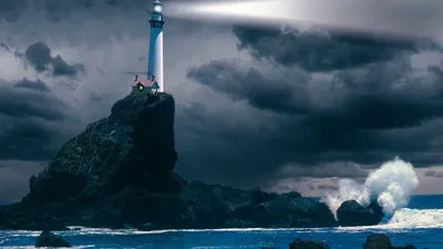 Картинка Шторм в море » Море » Природа » Картинки 24 - скачать картинки  бесплатно