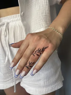 Тату на пальцах) #тату #татуировка | TikTok