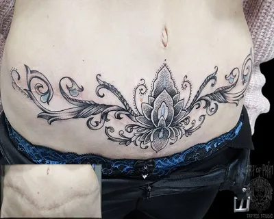 Забавная тату на животе, в подарок от друзей. ⠀ #rybinstattoo #ореховозуево  #татуировка #эскизтату #татуха #эскиз #индивидуальныйэскиз… | Instagram