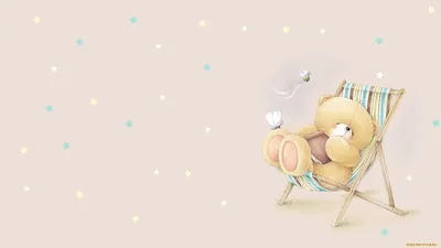 Новогодние обои для рабочего стола 2016 | Tatty Teddy Bear | картинки мишки  Metoyou