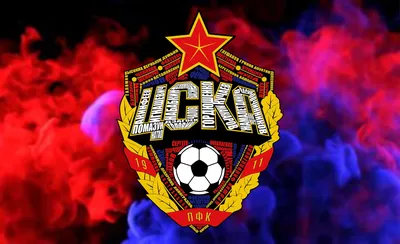 Знак футбольного спортивного клуба цска - обои на телефон