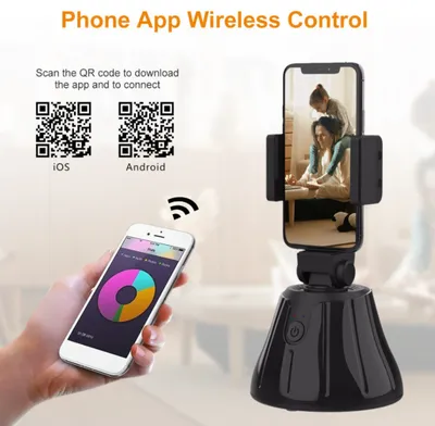 Настольный смарт-штатив для телефона Apai Genie 360° с датчиком движения  Black (ID#1258089545), цена: 649 ₴, купить на Prom.ua