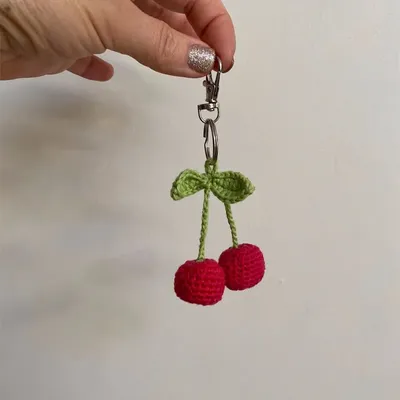 Брелок для телефона с изображением вишни | AliExpress