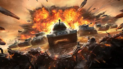 Обои для рабочего стола World of Tanks Т-34 Nikita Bolyakov