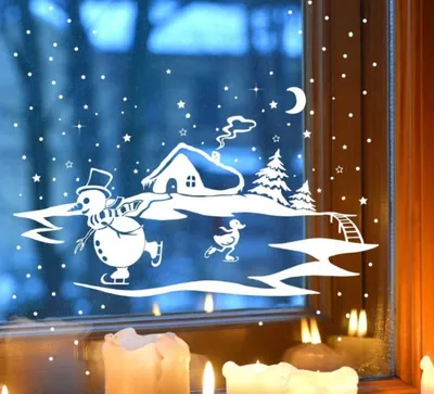 Новогодние вытынанки 2018 - вырезалки на окна, шаблоны и трафареты | Новый  год своими руками | Постила