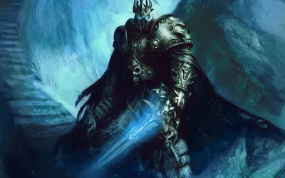 WoW Arthas - живые обои игры