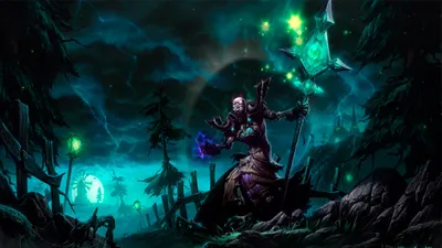 Обои World Of Warcrfat - Лучница и воин - Фэнтези - World Of Warcraft
