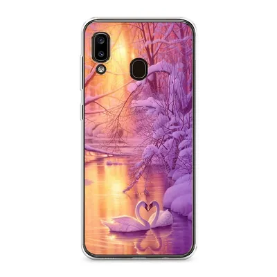 Силиконовый чехол для Samsung Galaxy A30 с принтом «Зима 1» — купить в  интернет-магазине Case Place
