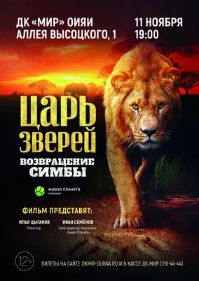 Показ документального кинофильма о животных | Объединенный институт ядерных  исследований