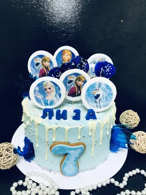Торт \"Холодное сердце\"