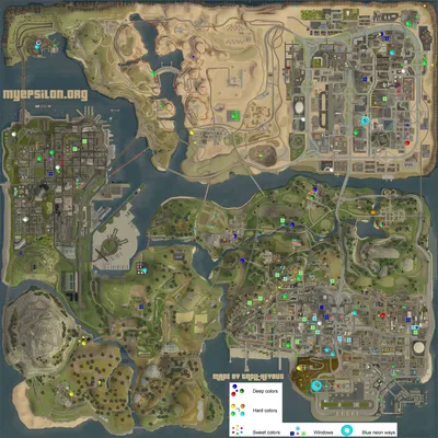 Карты GTA San Andreas