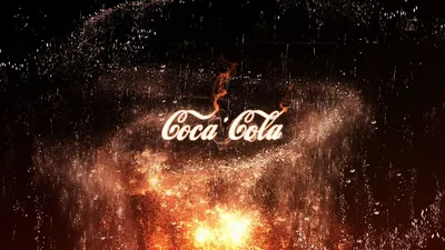 Обои на рабочий стол Надпись Coca-Cola / Кока-кола, by Y_Y, обои для рабочего  стола, скачать обои, обои бесплатно