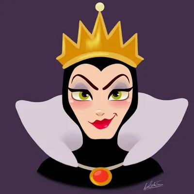 Рисунки белоснежка королева - 87 фото