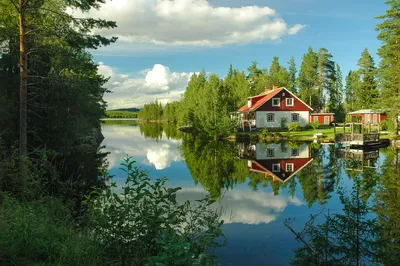 Красивые дома на природе (76 фото) - фото - картинки и рисунки: скачать  бесплатно