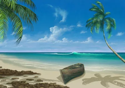 Фон моря и пляжа - 82 фото