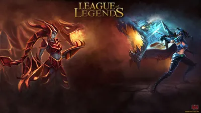Обои Видео Игры League of Legends, обои для рабочего стола, фотографии  видео игры, league of legends, vayne, league, of, legend, shivana, vs, lol  Обои для рабочего стола, скачать обои картинки заставки на