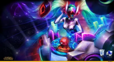 Обои на рабочий стол Ahri / Ари из игры League of Legends / Лига Легенд, by  citemer, обои для рабочего стола, скачать обои, обои бесплатно