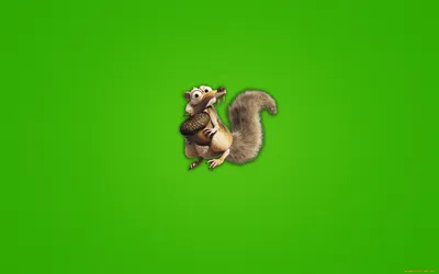 Обои Ледниковый период Мультфильмы Ice Age, обои для рабочего стола,  фотографии ледниковый, период, мультфильмы, ice, age, зеленый, фон, scrat,  белка, continental, drift, континентальный, дрейф, орех Обои для рабочего  стола, скачать обои картинки