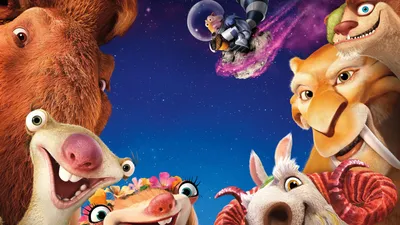 Ледниковый Период 5: Столкновение (HD 2K 4K 5K) Обои на рабочий стол,  мобильный телефон и планшет.