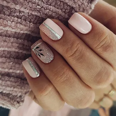 Маникюр на короткие ногти в студии маникюра Tiffany Nails