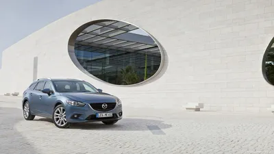 Обои mazda, шесть, небо, мазда, 6, закат на рабочий стол