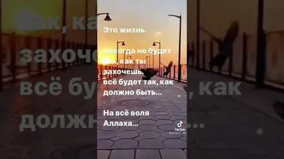 что в наша жизнь проходит это все по воля Аллах｜Поиск в TikTok