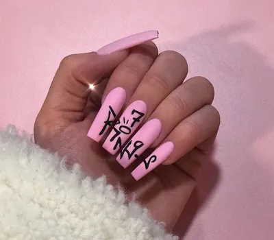 LAK_NAILS Наклейки для ногтей пленки для маникюра надписи ретро