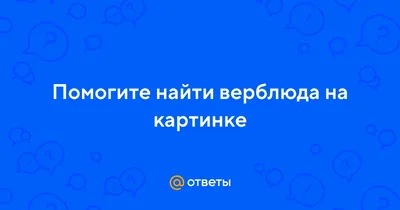 ОТВЕТ на картинку найди ВЕРБЛЮДА тест на Альцгеймера #найдиверблюдаответ  #ответнакартинкунайди - YouTube