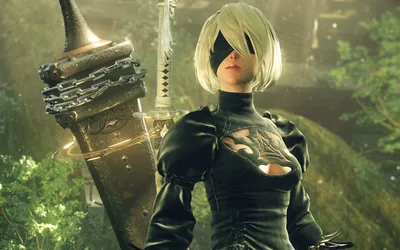 NieR: Automata. Обои для рабочего стола. 2560x1440
