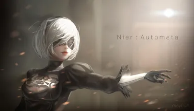 Живые обои Аниме Yorha 2B Godness - Nier Automata скачать бесплатно для  windows