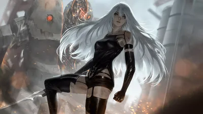 Живые обои Аниме Nier Automata A2 скачать бесплатно для windows