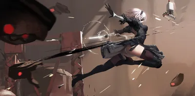 Обои Видео Игры Nier: Automata, обои для рабочего стола, фотографии видео  игры, nier, automata, automata Обои для рабочего стола, скачать обои  картинки заставки на рабочий стол.