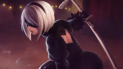 Обои на рабочий стол Косплей 2B из NieR: Automata, обои для рабочего стола,  скачать обои, обои бесплатно