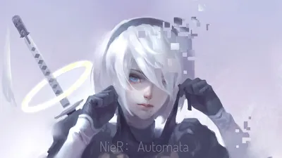 Обои Видео Игры Nier: Automata, обои для рабочего стола, фотографии видео  игры, nier, automata, платье, маска, фон, девушка Обои для рабочего стола,  скачать обои картинки заставки на рабочий стол.