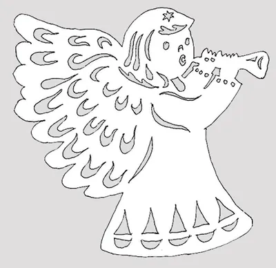Новогодние трафареты для окон, вырезания и раскрашивания | Новости и статьи  ВкусВилл: Москва и область