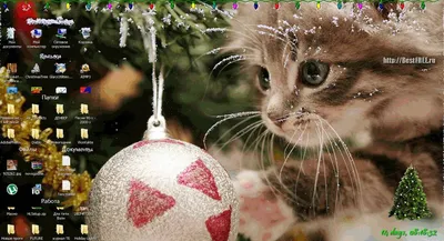 Новогодние обои на рабочий стол