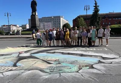 Пензенцам раскрыли секреты рисования объемных рисунков на асфальте |  12.06.2022 | Пенза - БезФормата