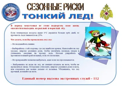 Безопасность на льду | школа 55 Ярославль