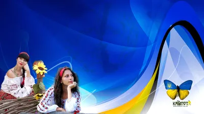 Засмучені дівчата-українки - Патріотичні шпалери на робочий стіл