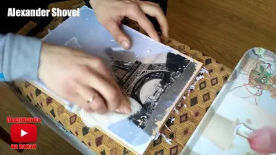 Перенос картинки на дерево утюгом фотографии