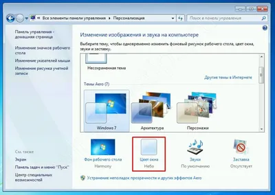 Как настроить рабочий стол операционной системы Windows 7 — Сводные таблицы  Excel 2010