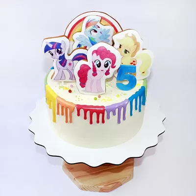 Торт My little pony 11052921 детский пони для малышек стоимостью 7 600  рублей - торты на заказ ПРЕМИУМ-класса от КП «Алтуфьево»