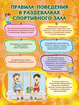 Плакаты \"Правила поведения на уроках физкультуры\" Издательство Учитель  8582989 купить за 62 500 сум в интернет-магазине Wildberries