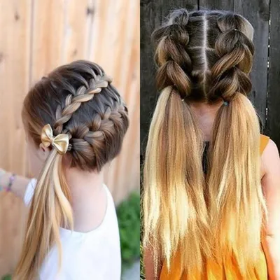 3 прически на каждый день.