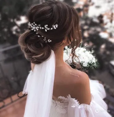 Прически на свадьбу 2023-2024: свадебные идеи укладки волос у невесты |  House for wedding | Дзен