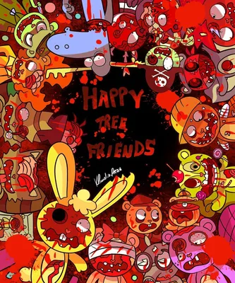 Идеи на тему «Happy tree friends» (150) | лесные друзья, рисунки, друзья