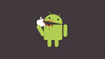 IOS vs Android / смешные картинки и другие приколы: комиксы, гиф анимация,  видео, лучший интеллектуальный юмор.