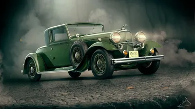 Скачать обои Салон ретро автомобиля на рабочий стол из раздела картинок  Винтажные
