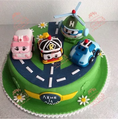 CakeMaster_Tatyana_Stankova - Торт ' Робокар Полли' торты_на_заказ_минск  #cakes #cakes_art #детские_торты_минск #chocolate_art #art_cakes #children  #cartoon #мультик #пряники #детские_пряники | Facebook