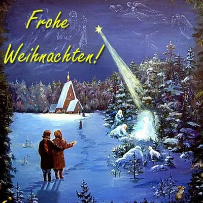 Frohe weihnachten | Поздравление с рождеством на немецком языке
